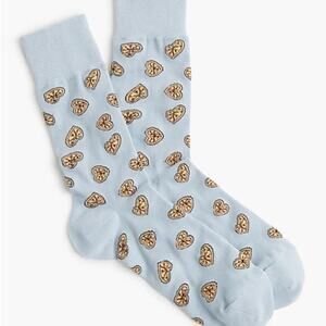 J. Crew Heart-shaped pizza socks